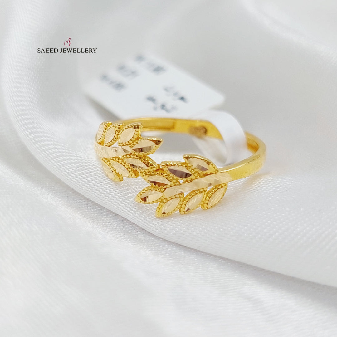 21K Gold Spike Ring by Saeed Jewelry - Image 1