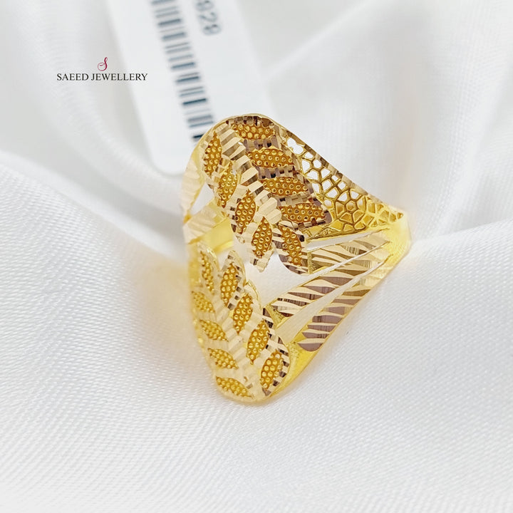 21K Gold Spike Ring by Saeed Jewelry - Image 3