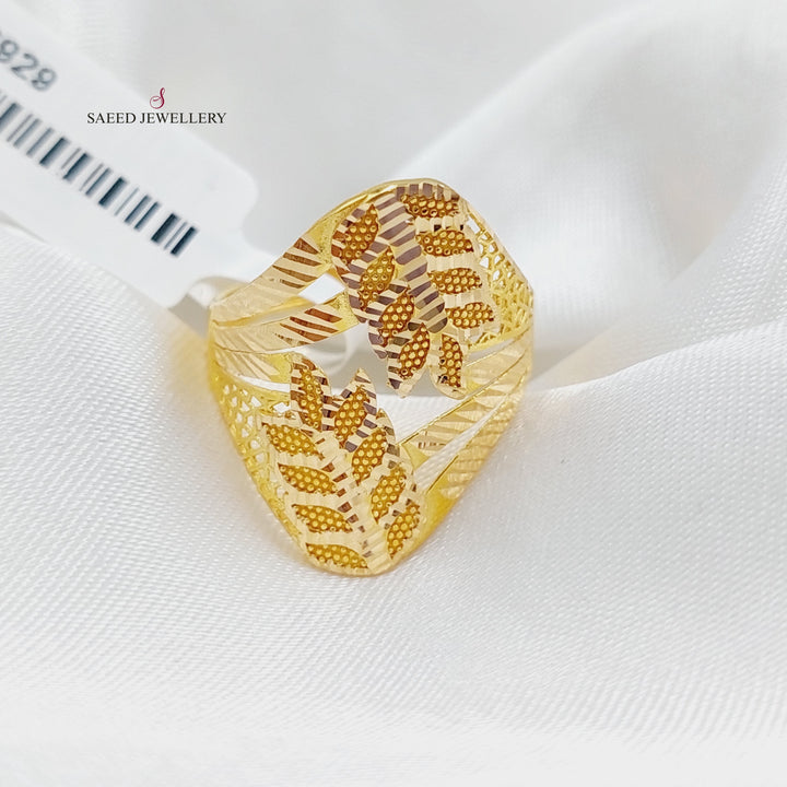 21K Gold Spike Ring by Saeed Jewelry - Image 4