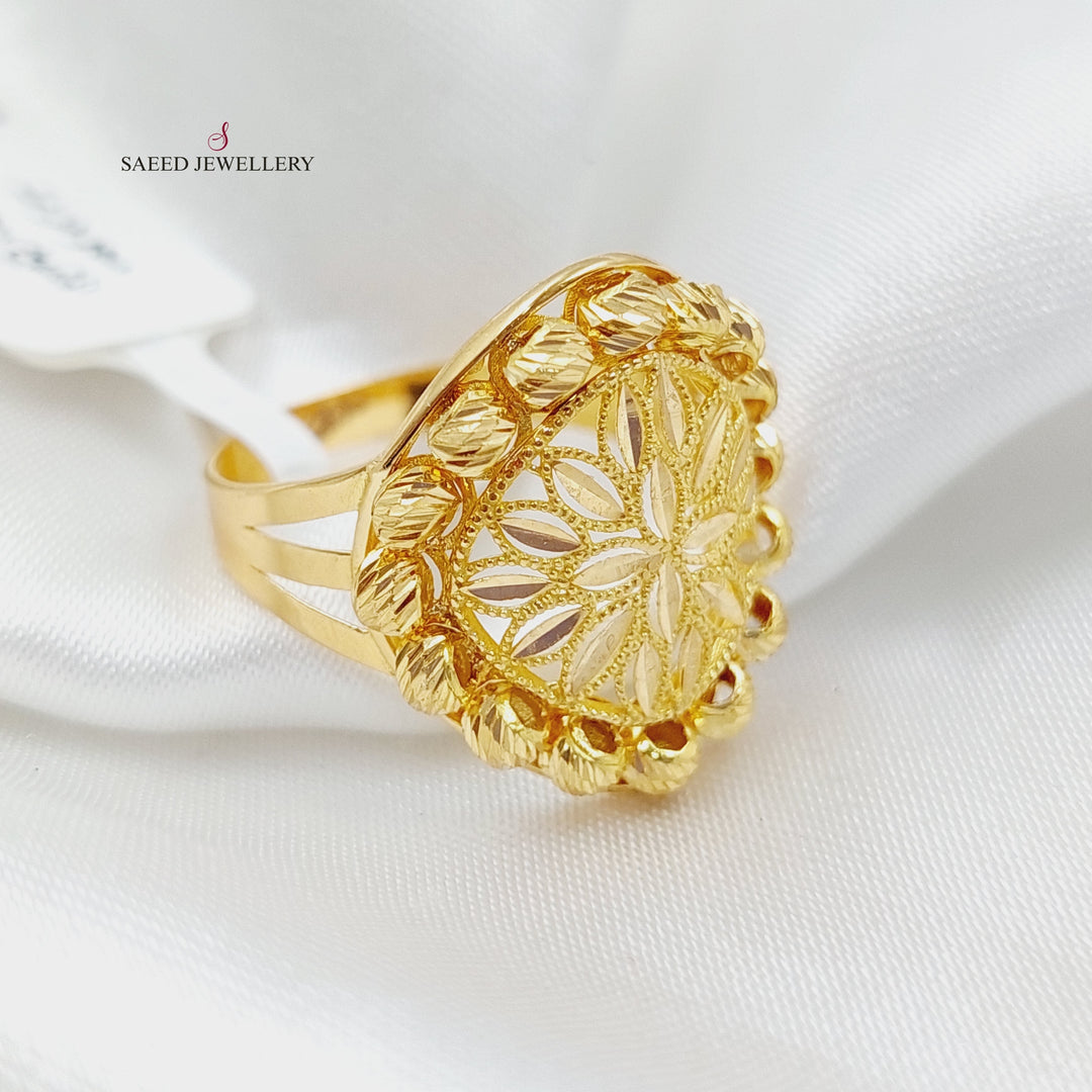 21K Gold Spike Ring by Saeed Jewelry - Image 3