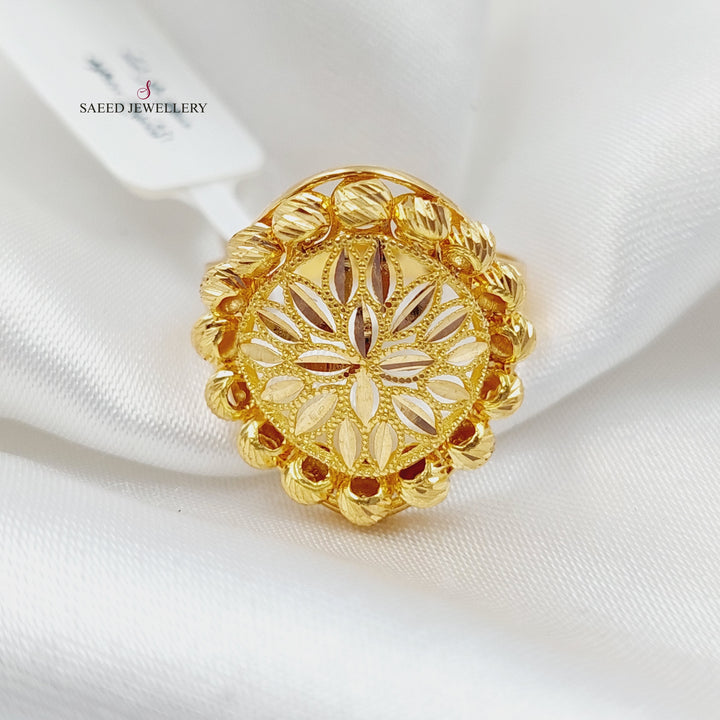 21K Gold Spike Ring by Saeed Jewelry - Image 5