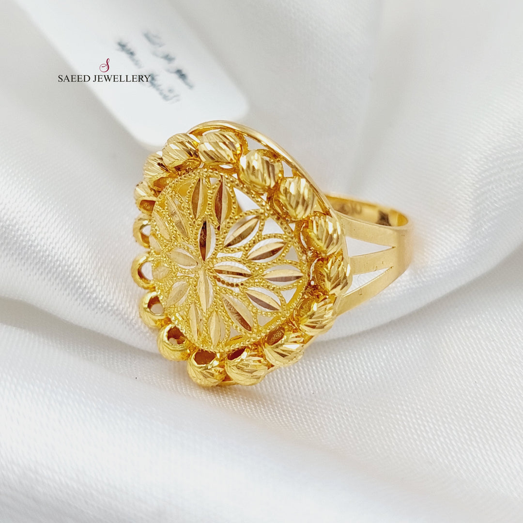 21K Gold Spike Ring by Saeed Jewelry - Image 1