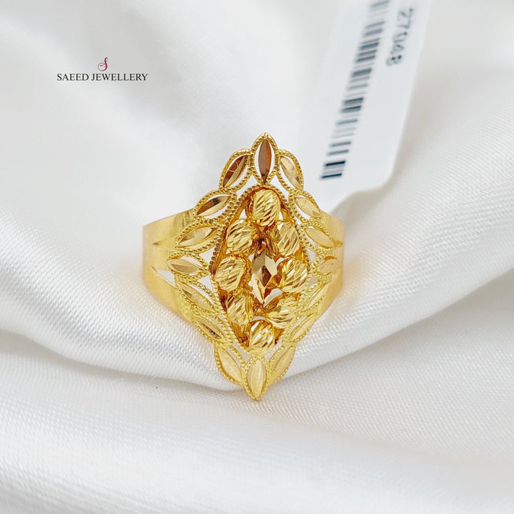 21K Gold Spike Ring by Saeed Jewelry - Image 3