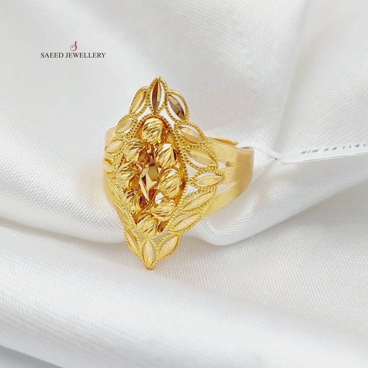 21K Gold Spike Ring by Saeed Jewelry - Image 1