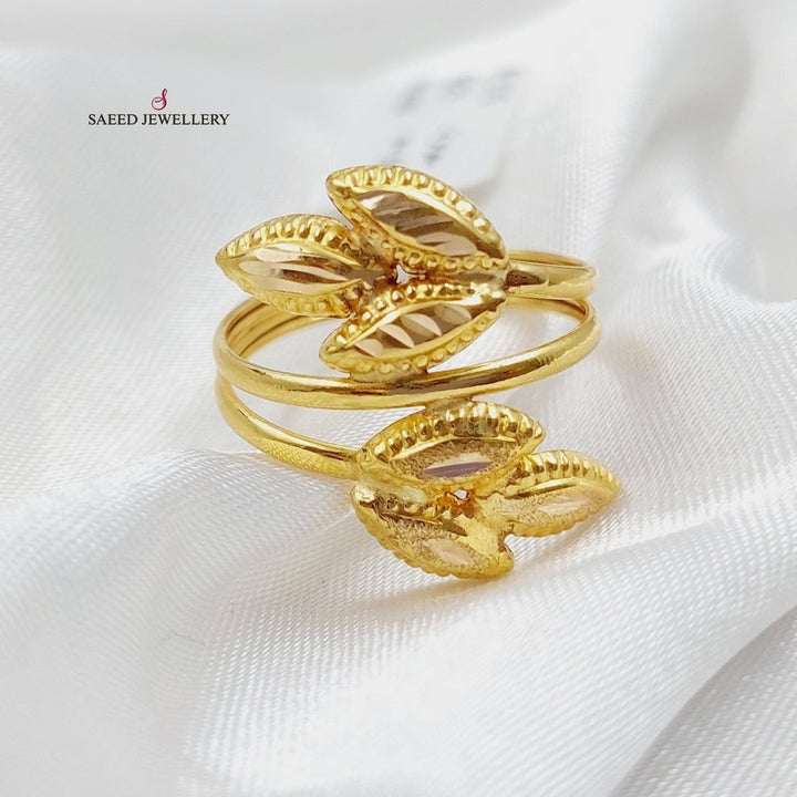 21K Gold Spike Ring by Saeed Jewelry - Image 5