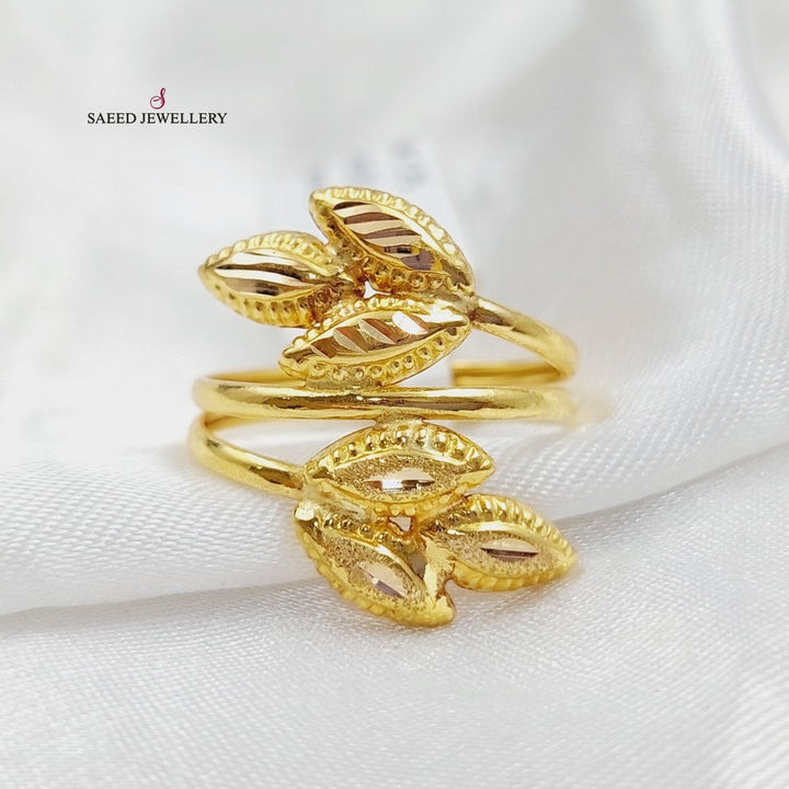 21K Gold Spike Ring by Saeed Jewelry - Image 1