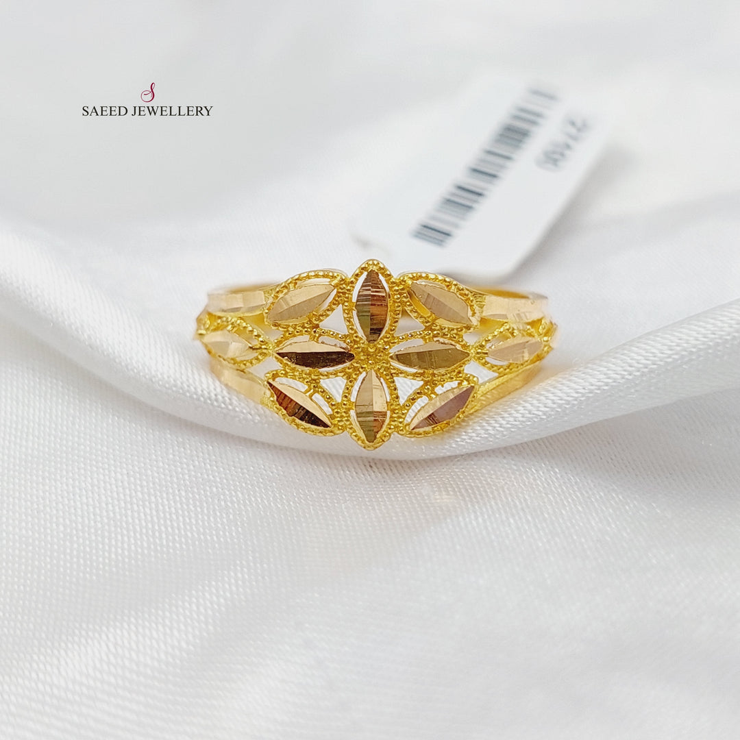 21K Gold Spike Ring by Saeed Jewelry - Image 5