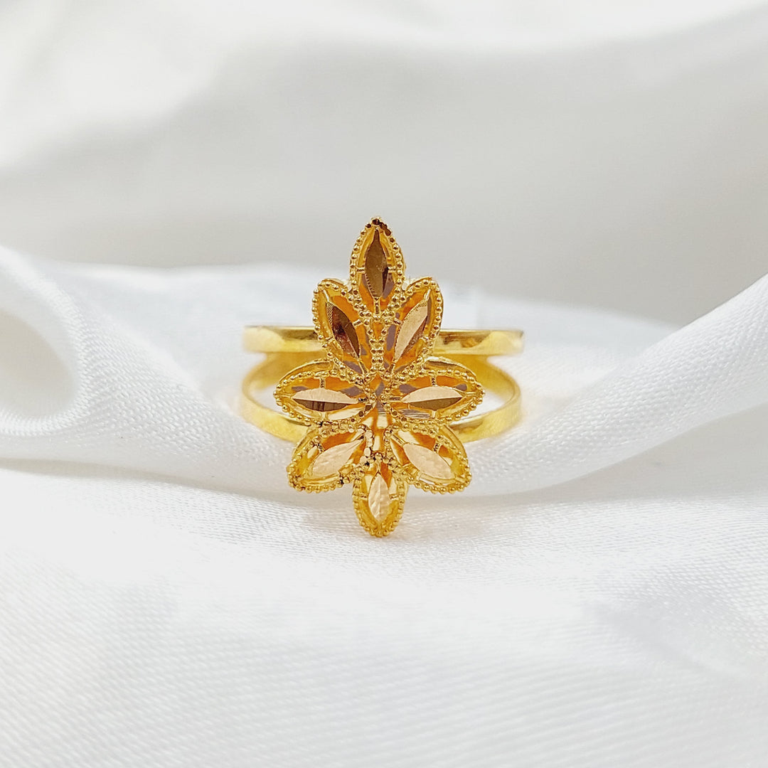 21K Gold Spike Ring by Saeed Jewelry - Image 4