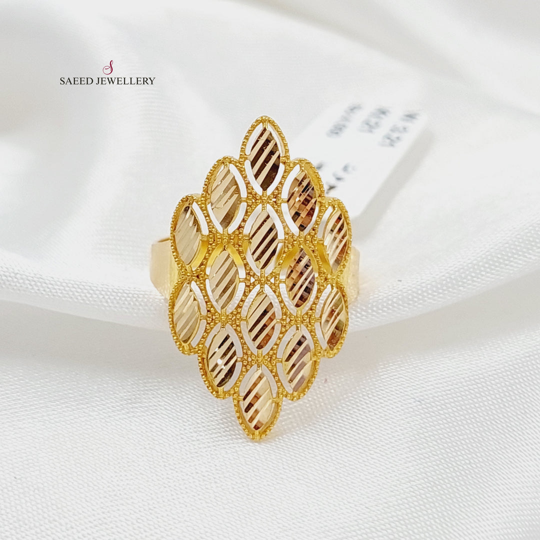 21K Gold Spike Ring by Saeed Jewelry - Image 6