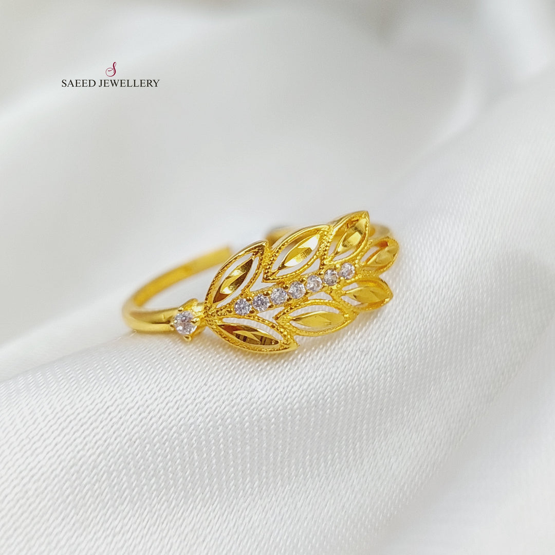 21K Gold Spike Ring by Saeed Jewelry - Image 2