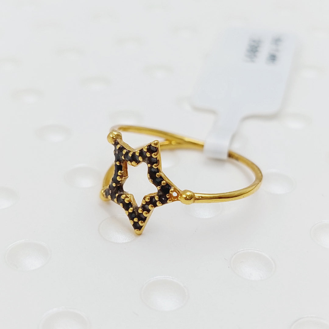 21K Gold Star Ring by Saeed Jewelry - Image 4