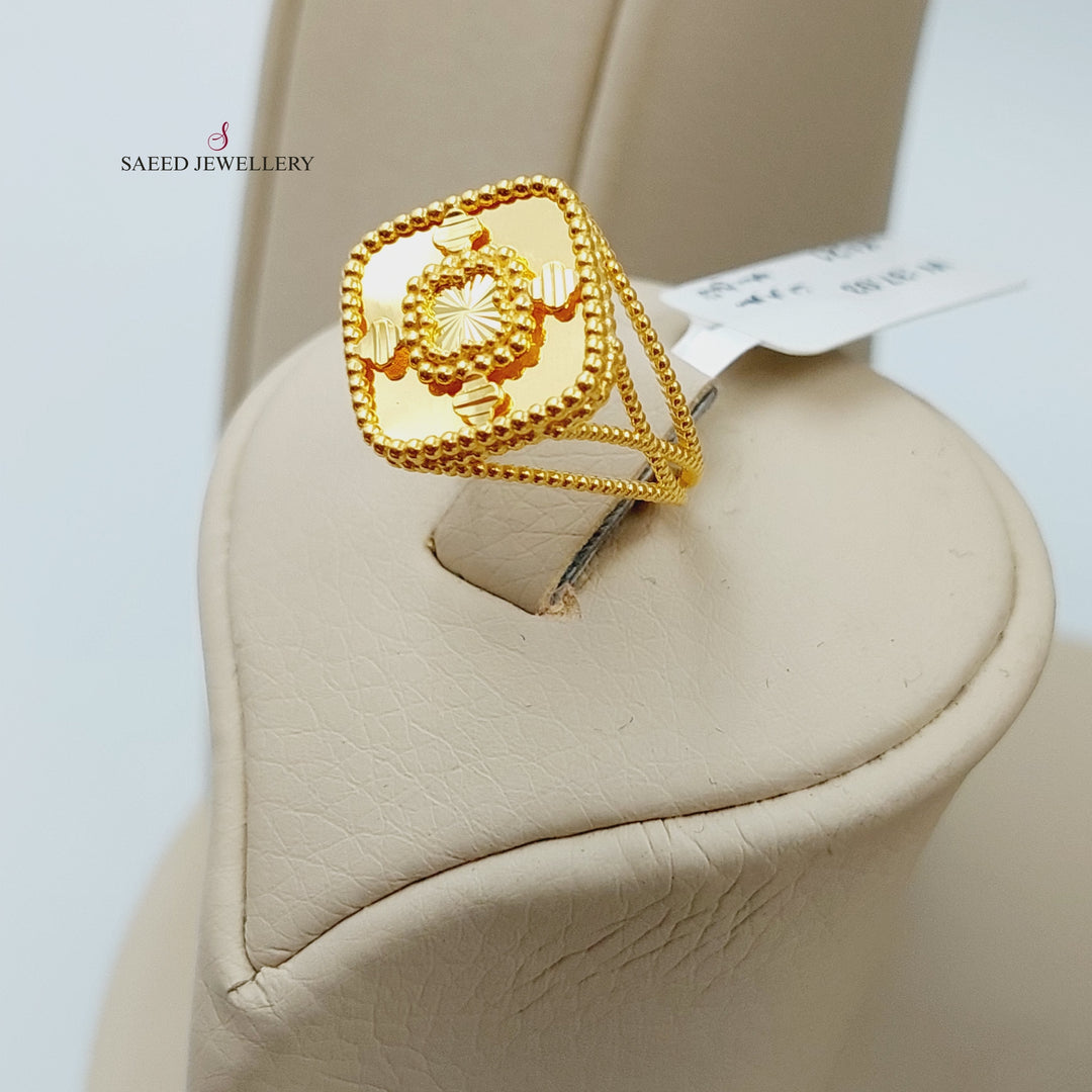 21K Gold 21K Clover set by Saeed Jewelry - Image 3