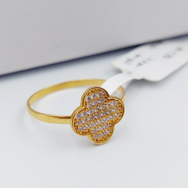 21K Gold 21K Cloverr Ring by Saeed Jewelry - Image 1