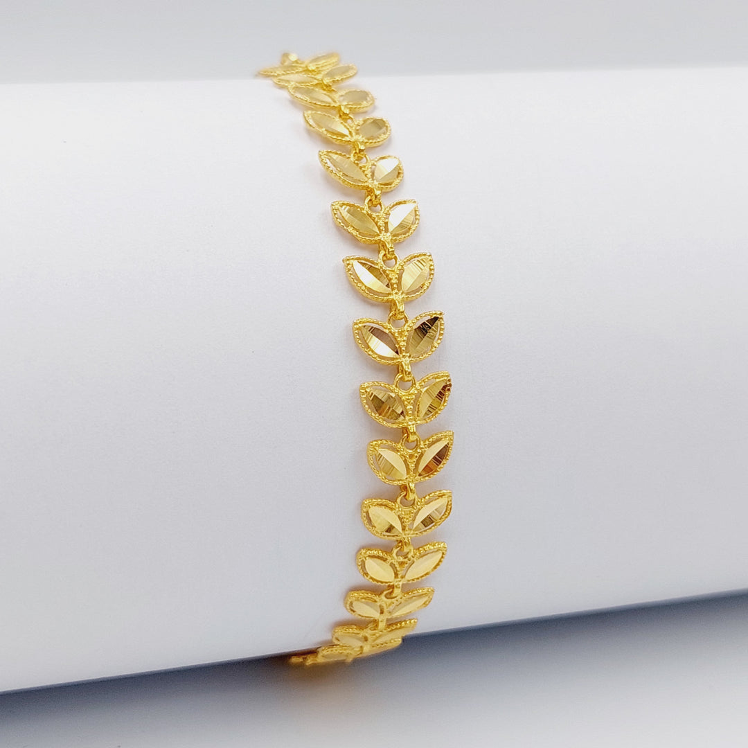 21K Gold Subula Bracelet by Saeed Jewelry - Image 3