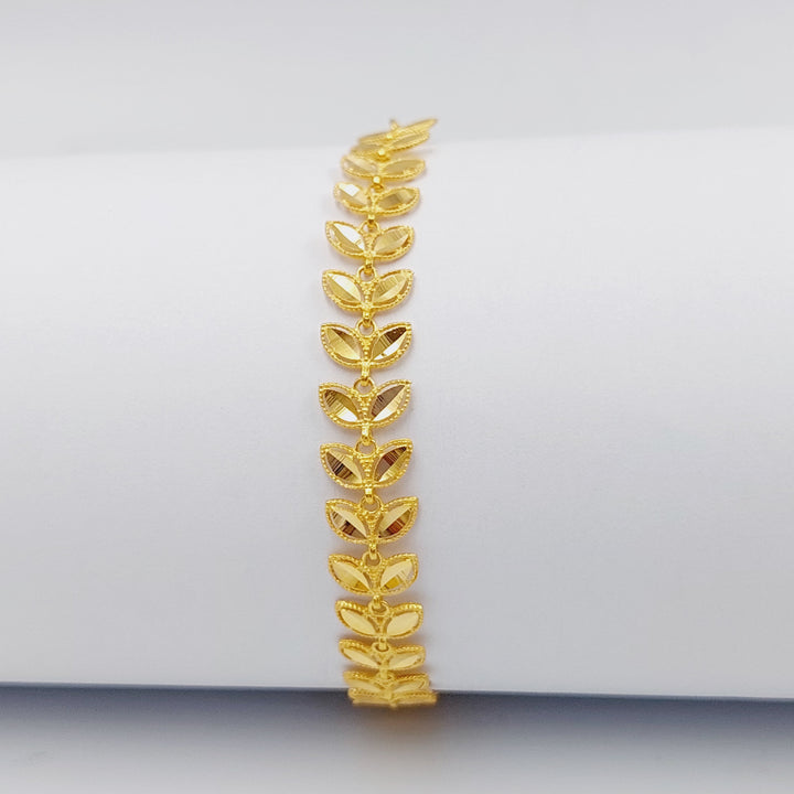 21K Gold Subula Bracelet by Saeed Jewelry - Image 6