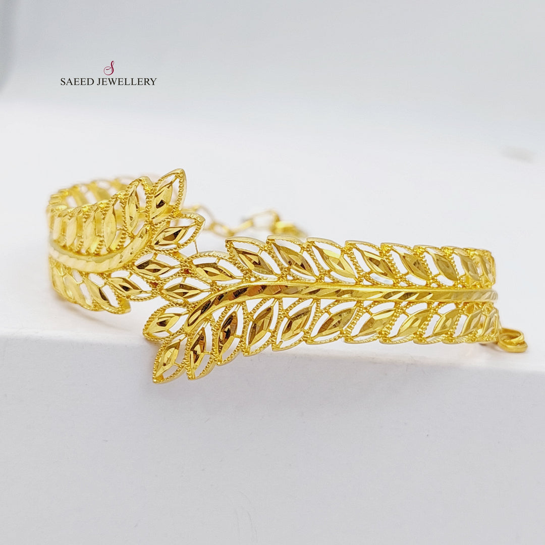 21K Gold Subula Bracelet by Saeed Jewelry - Image 1