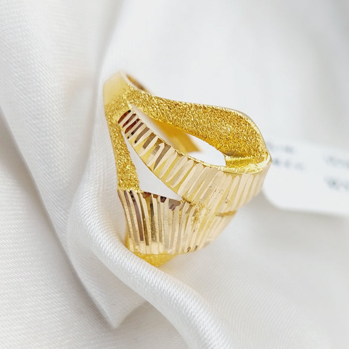 21K Gold Sugar Ring by Saeed Jewelry - Image 8