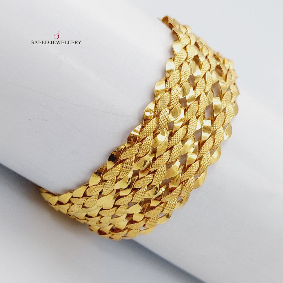 21K Gold Taft Bracelet by Saeed Jewelry - Image 1