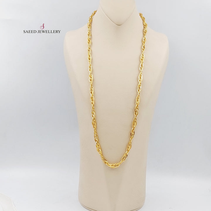 21K Gold Taft Necklace by Saeed Jewelry - Image 1