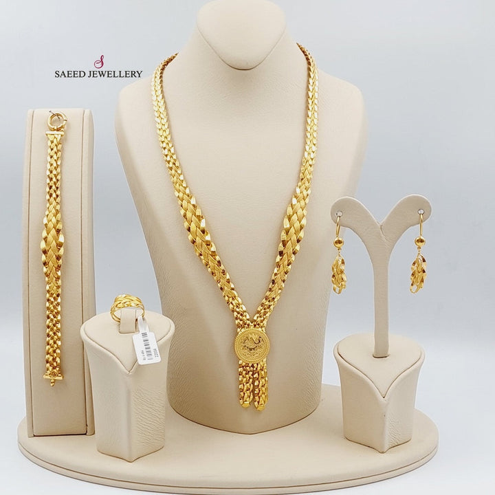 21K Gold Taft Set Four Pieces by Saeed Jewelry - Image 1