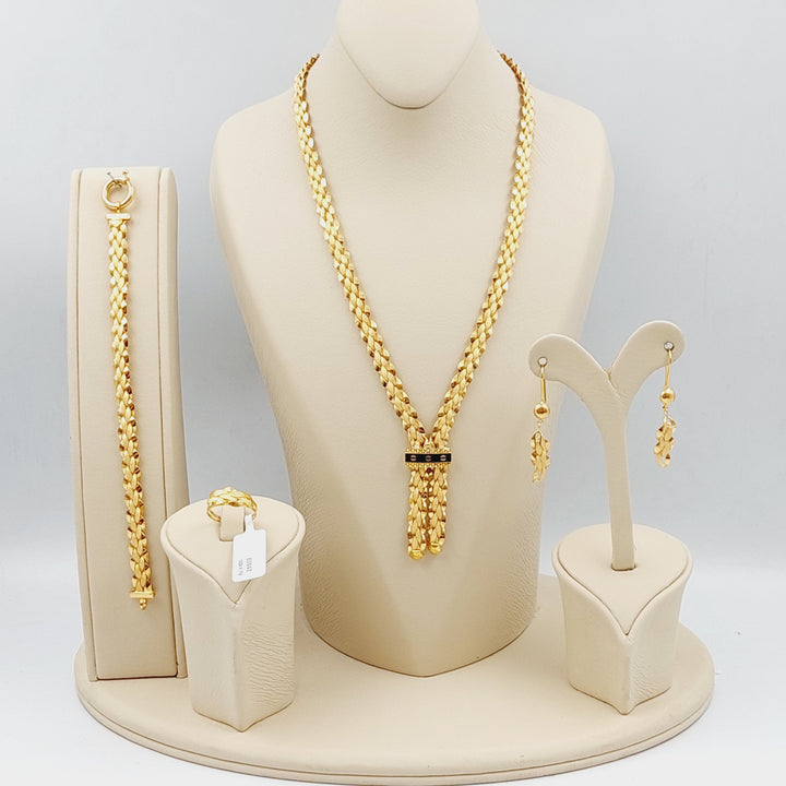 21K Gold Taft Set Four Pieces by Saeed Jewelry - Image 1