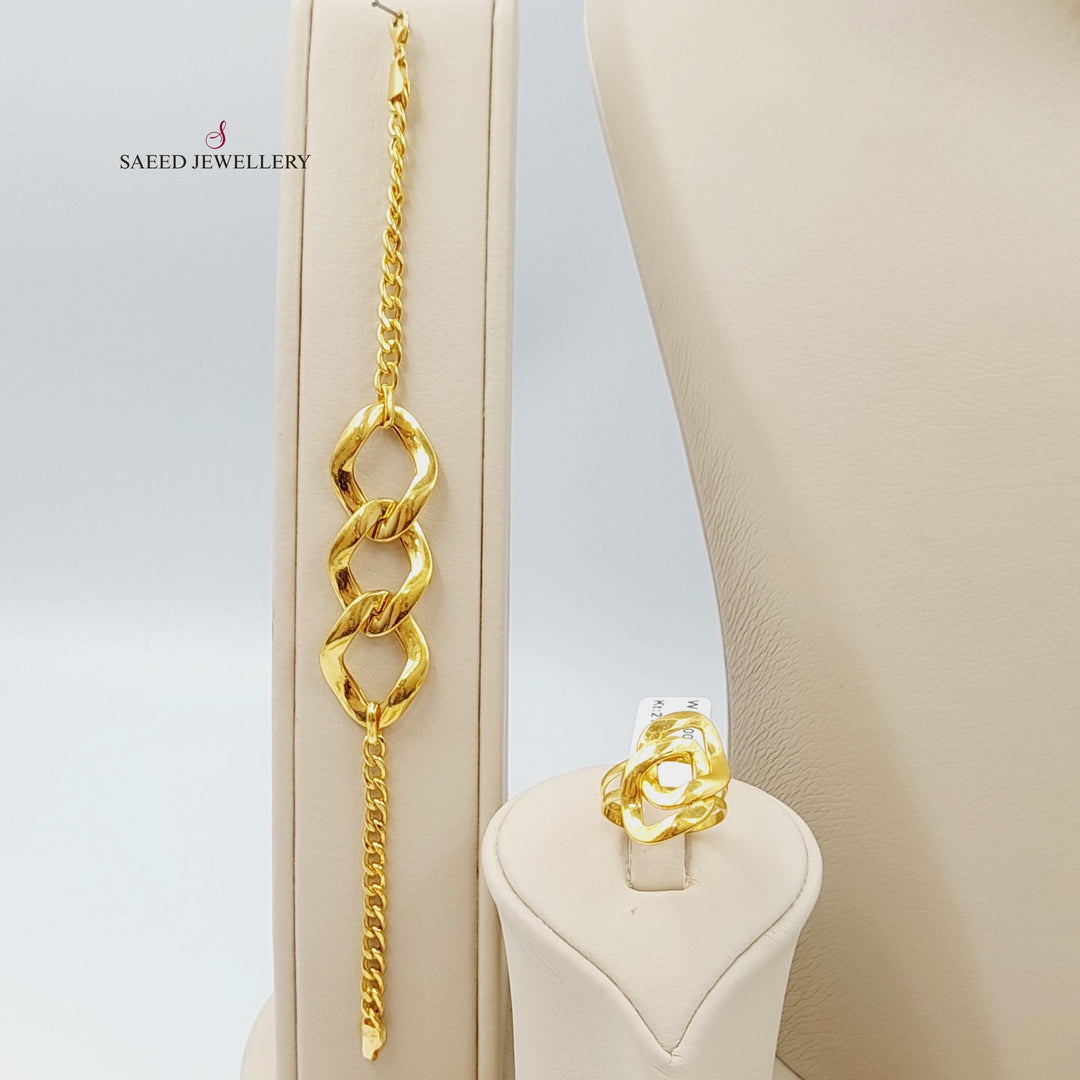 21K Gold Taft Set by Saeed Jewelry - Image 5