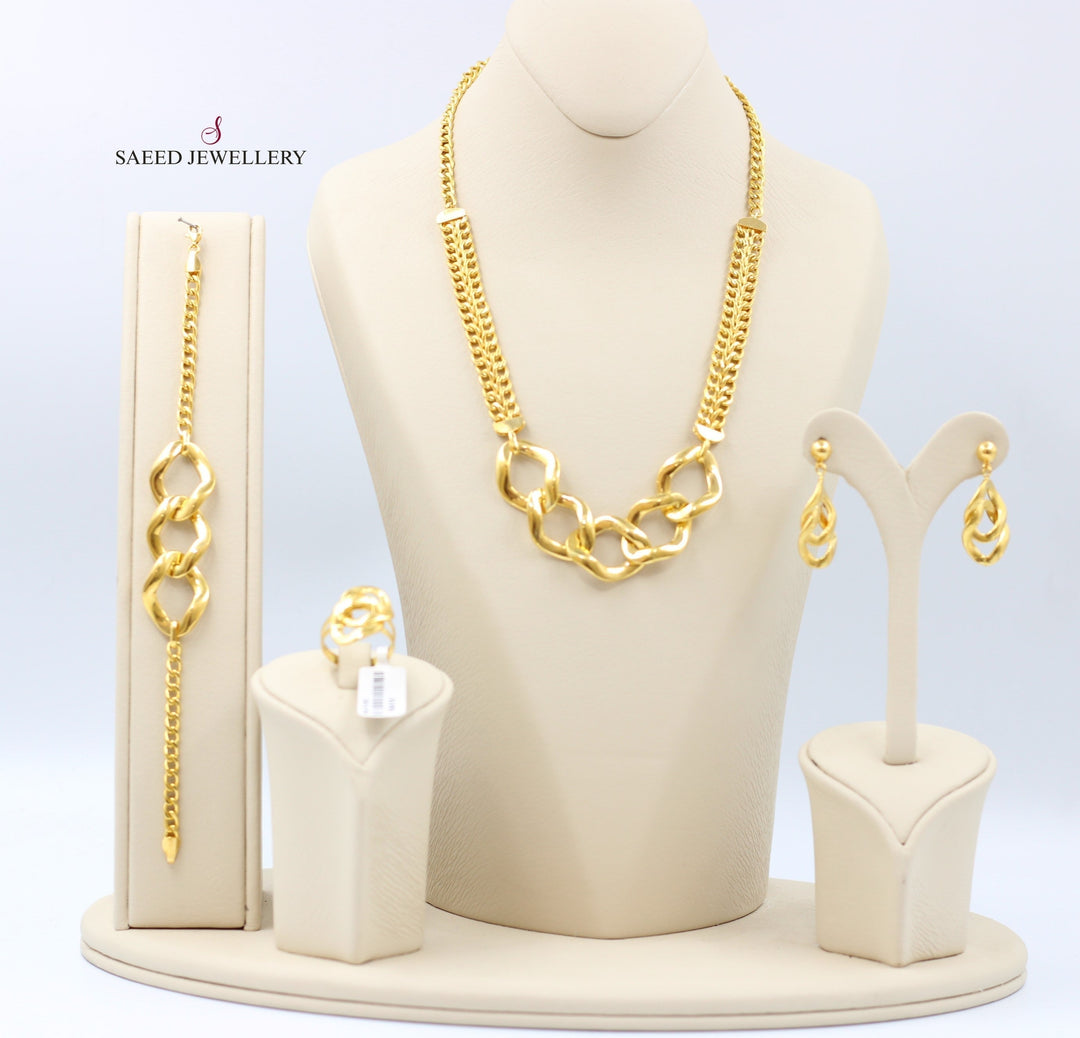 21K Gold Taft Set by Saeed Jewelry - Image 1