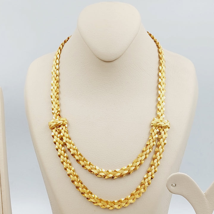 21K Gold Taft Set by Saeed Jewelry - Image 2