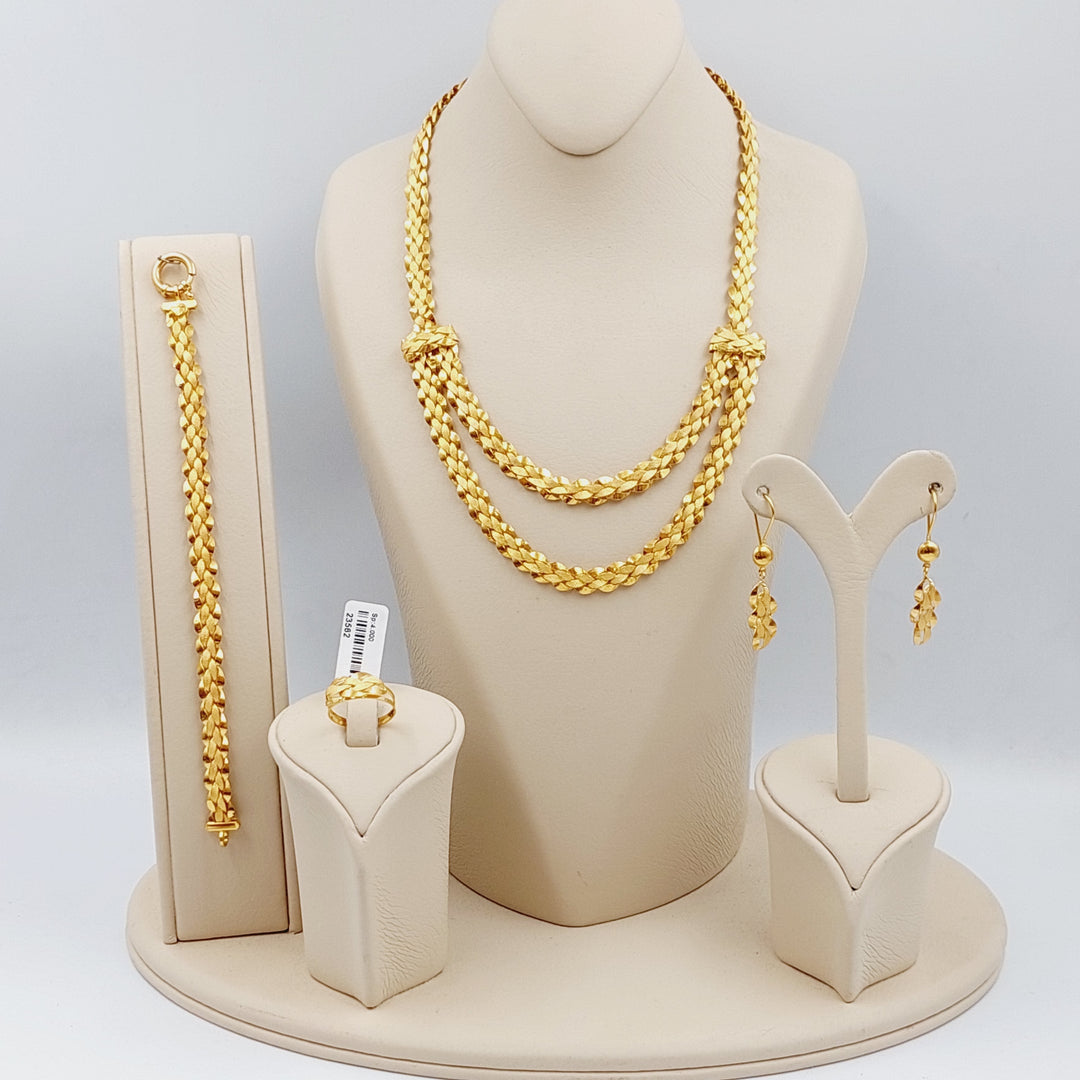 21K Gold Taft Set by Saeed Jewelry - Image 1