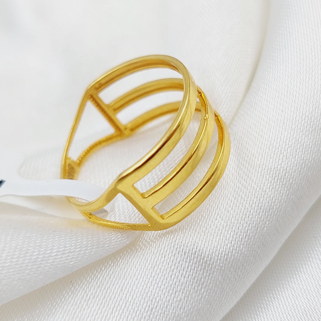 21K Gold Trio Ring by Saeed Jewelry - Image 6