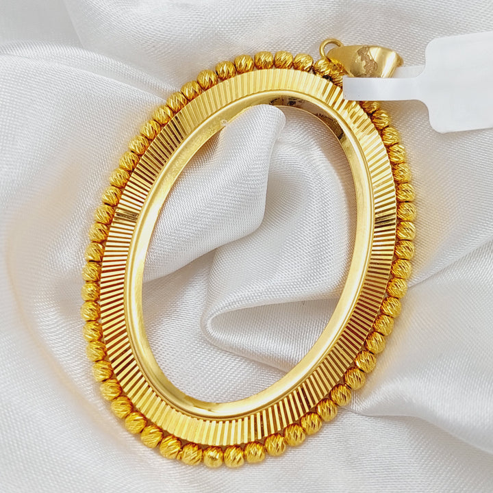 21K Gold Turkish Fram Pendant by Saeed Jewelry - Image 4