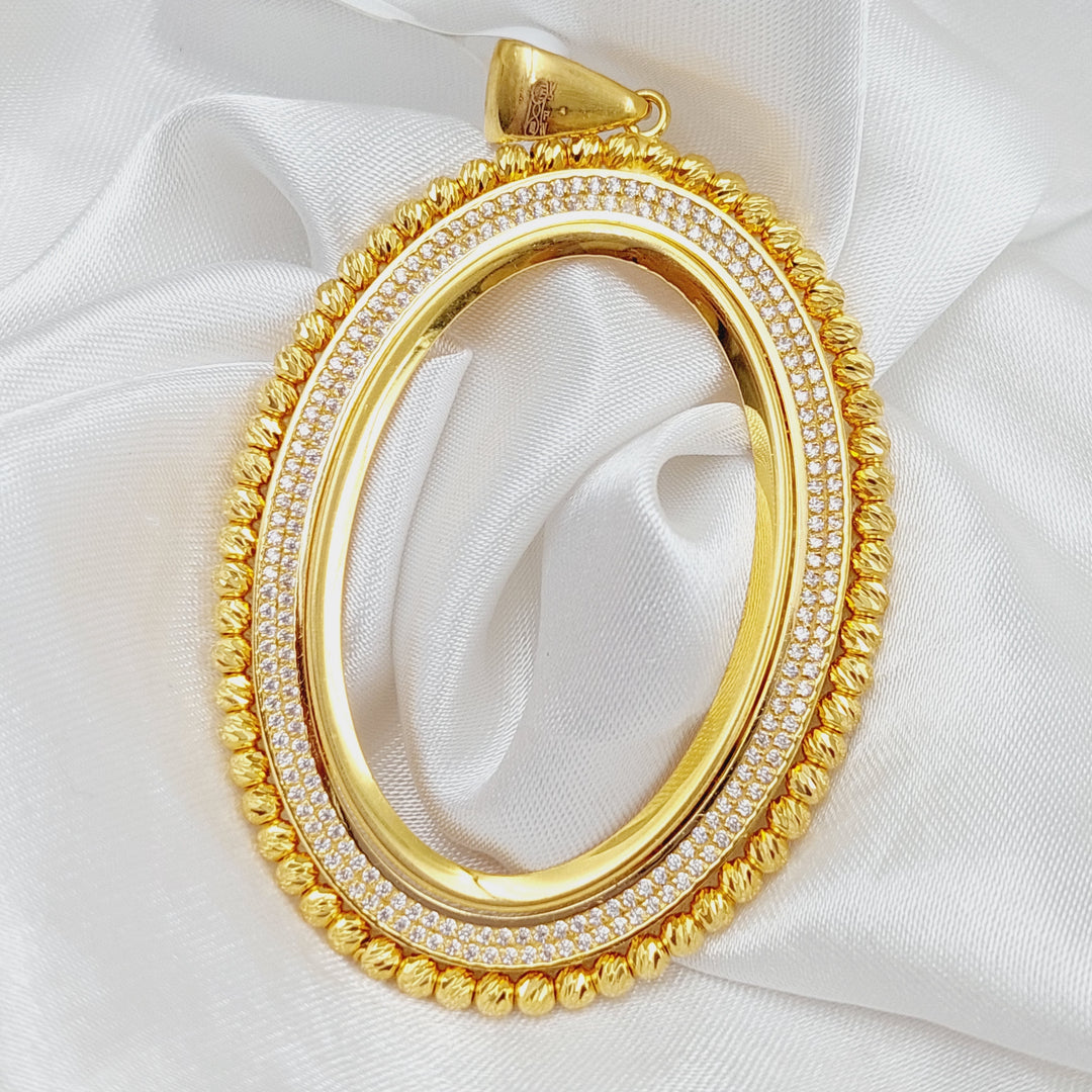 21K Gold Turkish Fram Pendant by Saeed Jewelry - Image 7