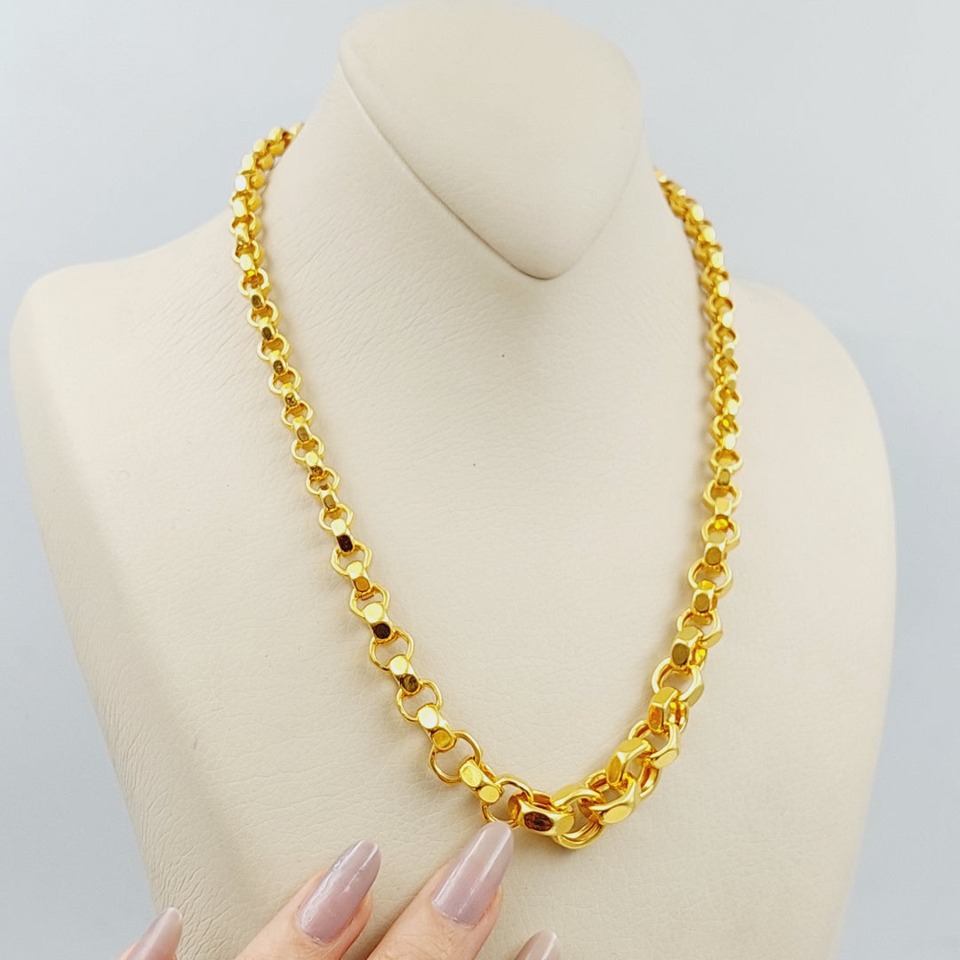 21K Gold Turkish Necklace by Saeed Jewelry - Image 1