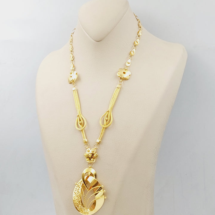 21K Gold Turkish Necklace by Saeed Jewelry - Image 5