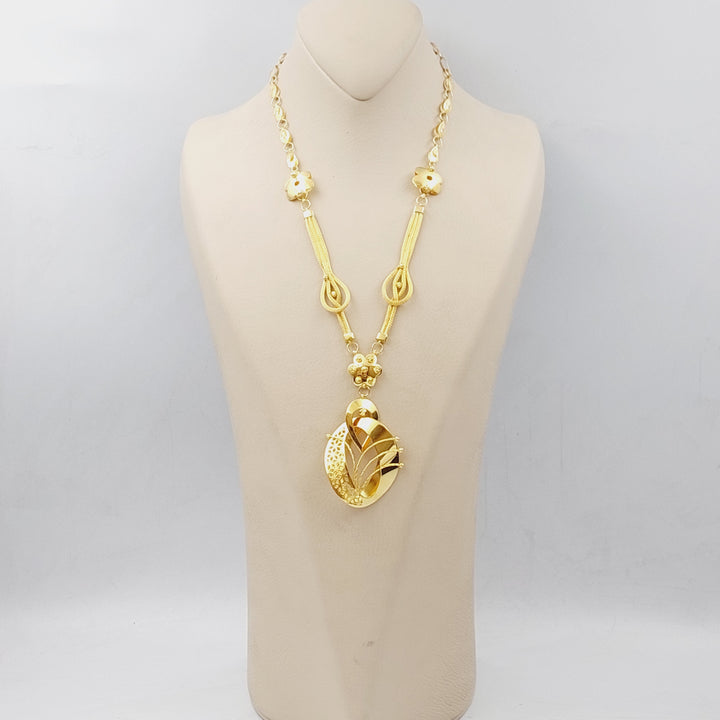 21K Gold Turkish Necklace by Saeed Jewelry - Image 10