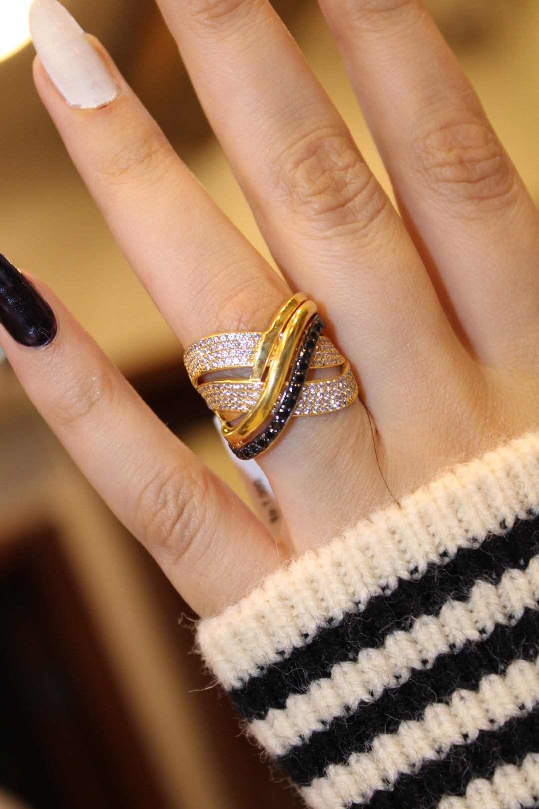 21K Gold Turkish Ring by Saeed Jewelry - Image 4