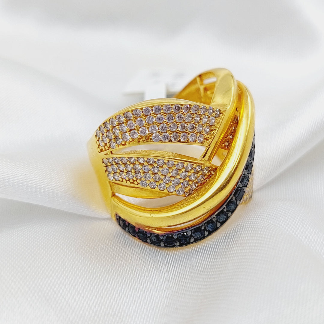 21K Gold Turkish Ring by Saeed Jewelry - Image 1