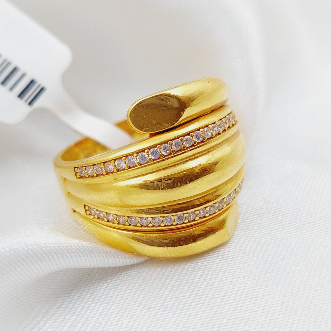 21K Gold Turkish Ring by Saeed Jewelry - Image 5