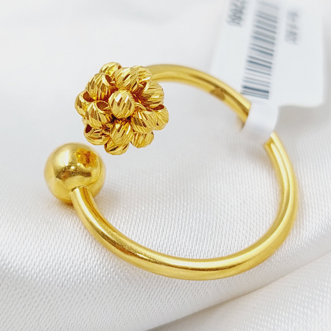 21K Gold Turkish Ring by Saeed Jewelry - Image 3