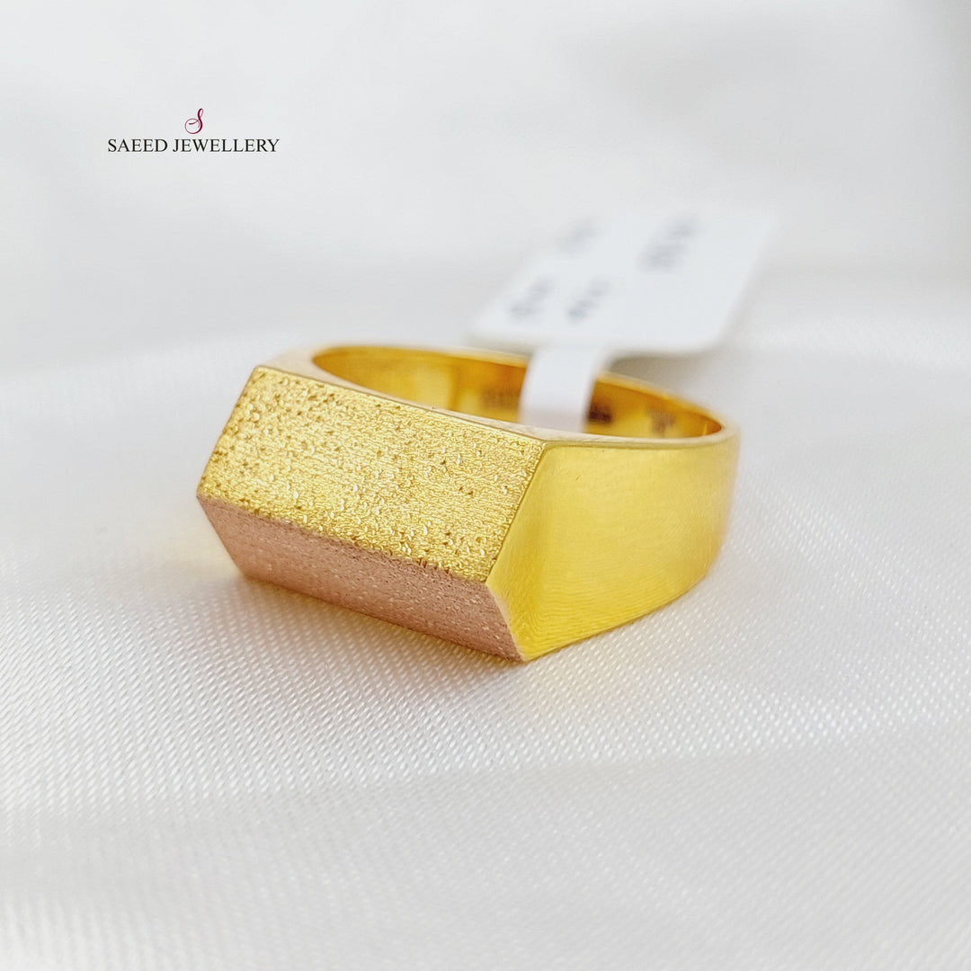 21K Gold Turkish Ring by Saeed Jewelry - Image 4