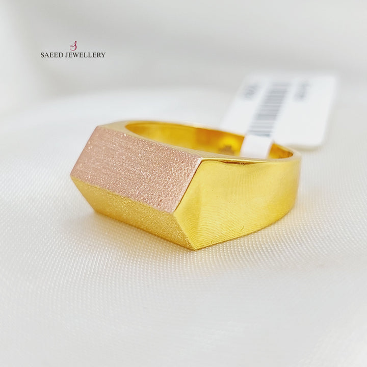 21K Gold Turkish Ring by Saeed Jewelry - Image 1