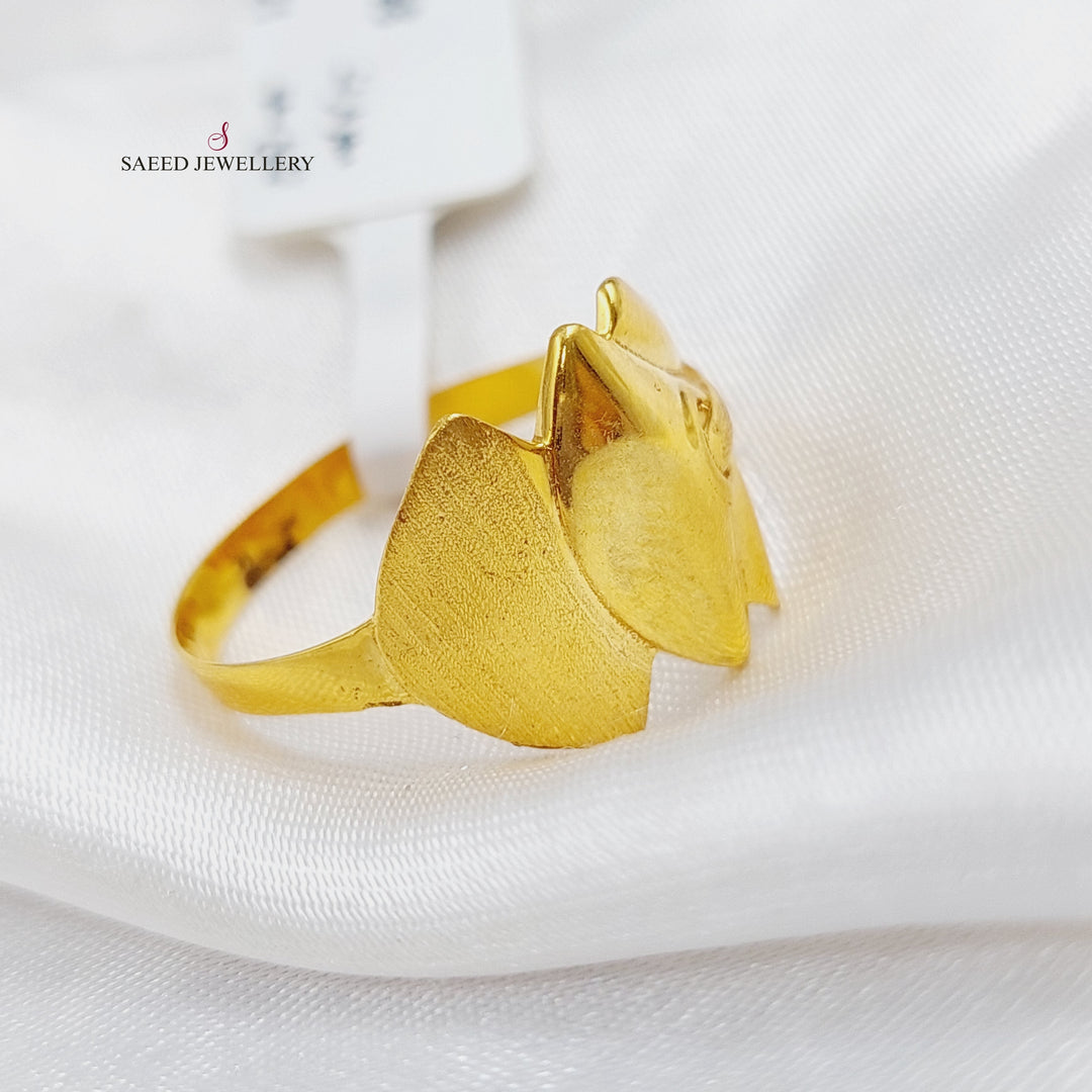 21K Gold Turkish Ring by Saeed Jewelry - Image 4