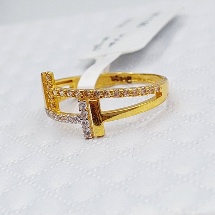 21K Gold Turkish Ring by Saeed Jewelry - Image 3