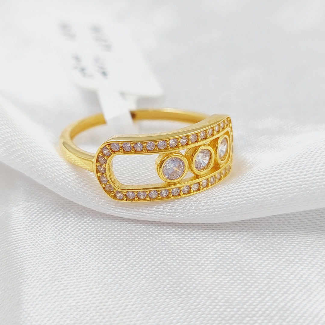 21K Gold Turkish Ring by Saeed Jewelry - Image 1