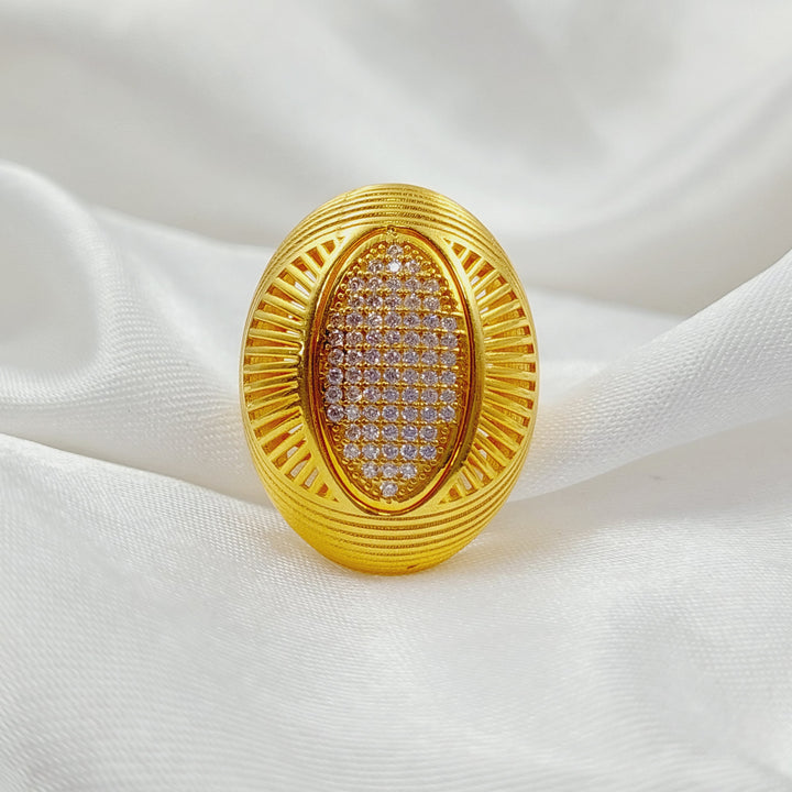 21K Gold Turkish Ring by Saeed Jewelry - Image 3