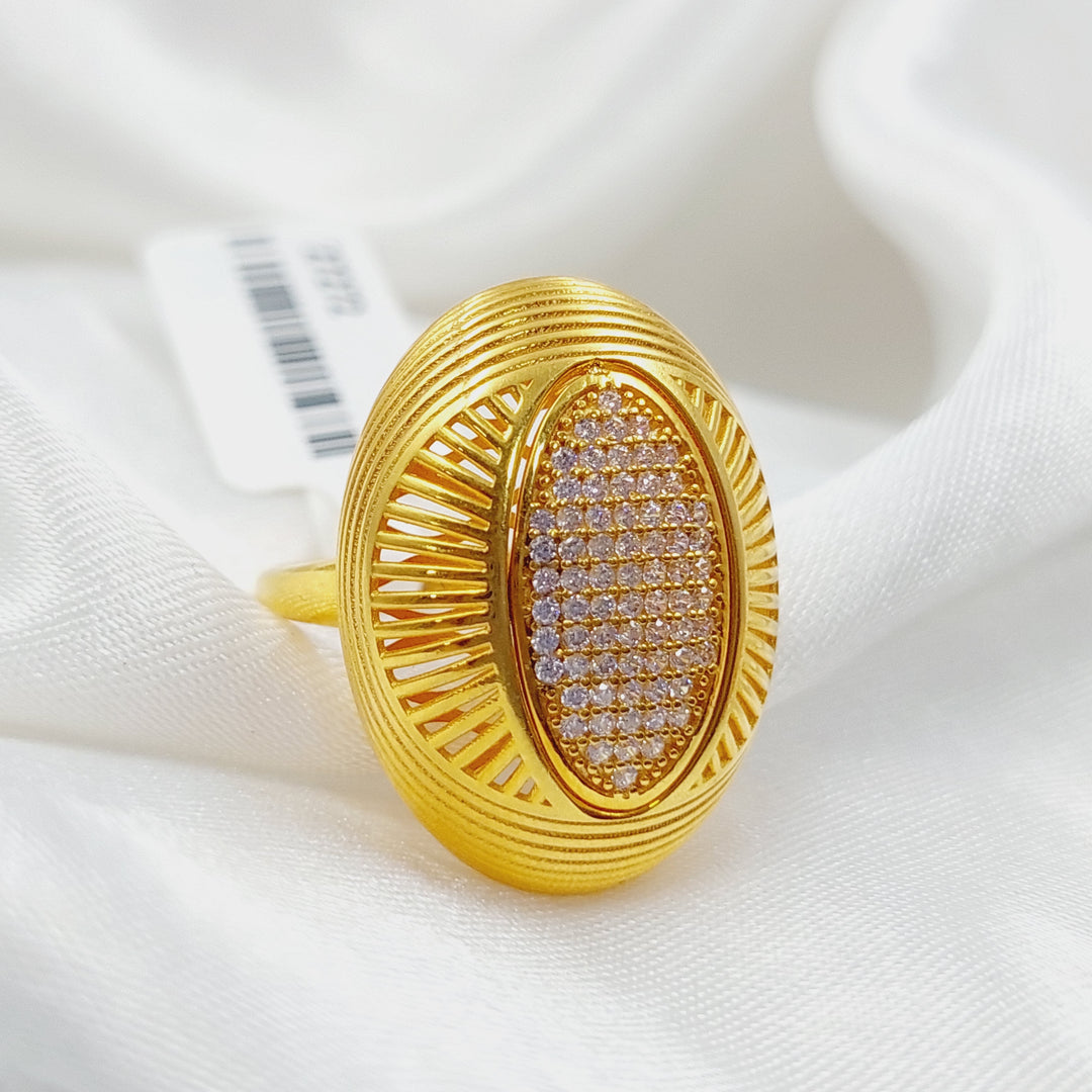 21K Gold Turkish Ring by Saeed Jewelry - Image 1