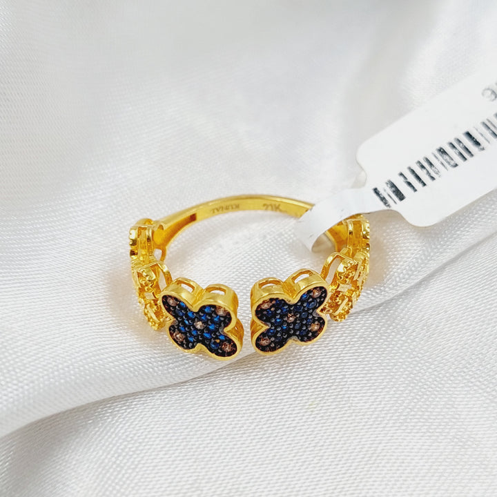 21K Gold Turkish Ring by Saeed Jewelry - Image 7