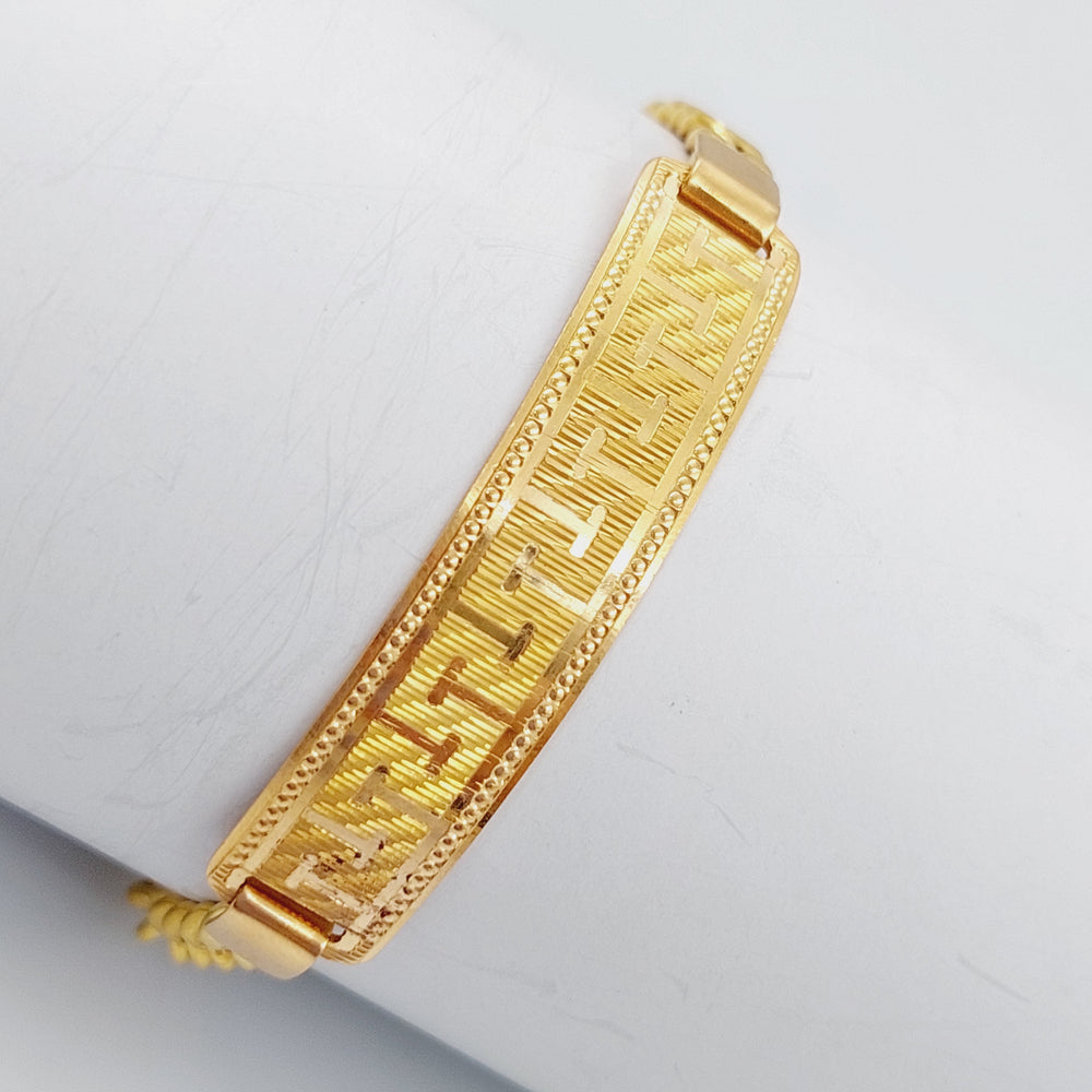 21K Gold Virna Bracelet by Saeed Jewelry - Image 2