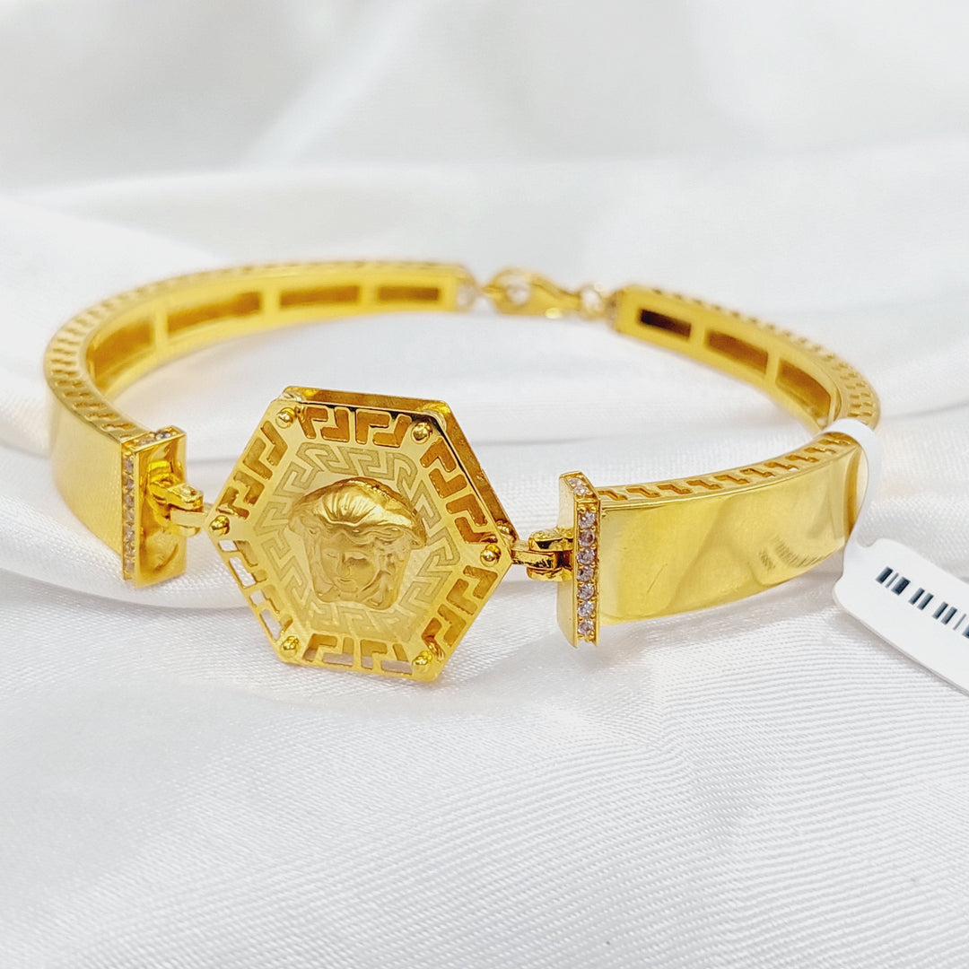 21K Gold Virna Bracelet by Saeed Jewelry - Image 3