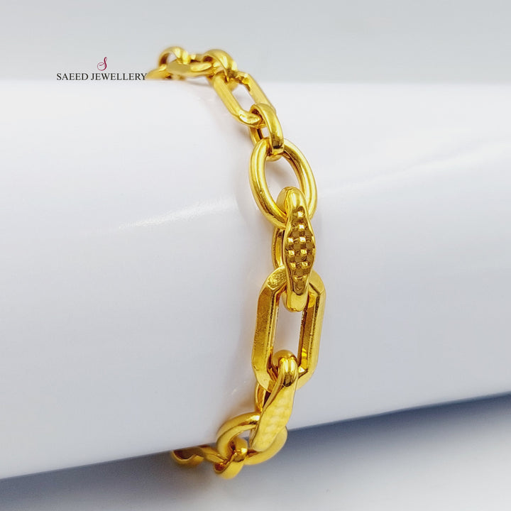 21K Gold Virna Bracelet by Saeed Jewelry - Image 5